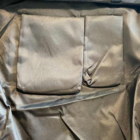 Talbots Large Quilted Black with Leather Tote Bag Shoulder w/ Coin Purse Key Fob - Picture 13 of 13